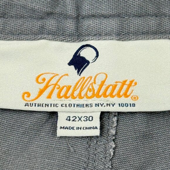 Hallstatt Men's Stretch Standard Fit Dark Grey Chino Pants Size 42x30 NWT - Picture 5 of 10